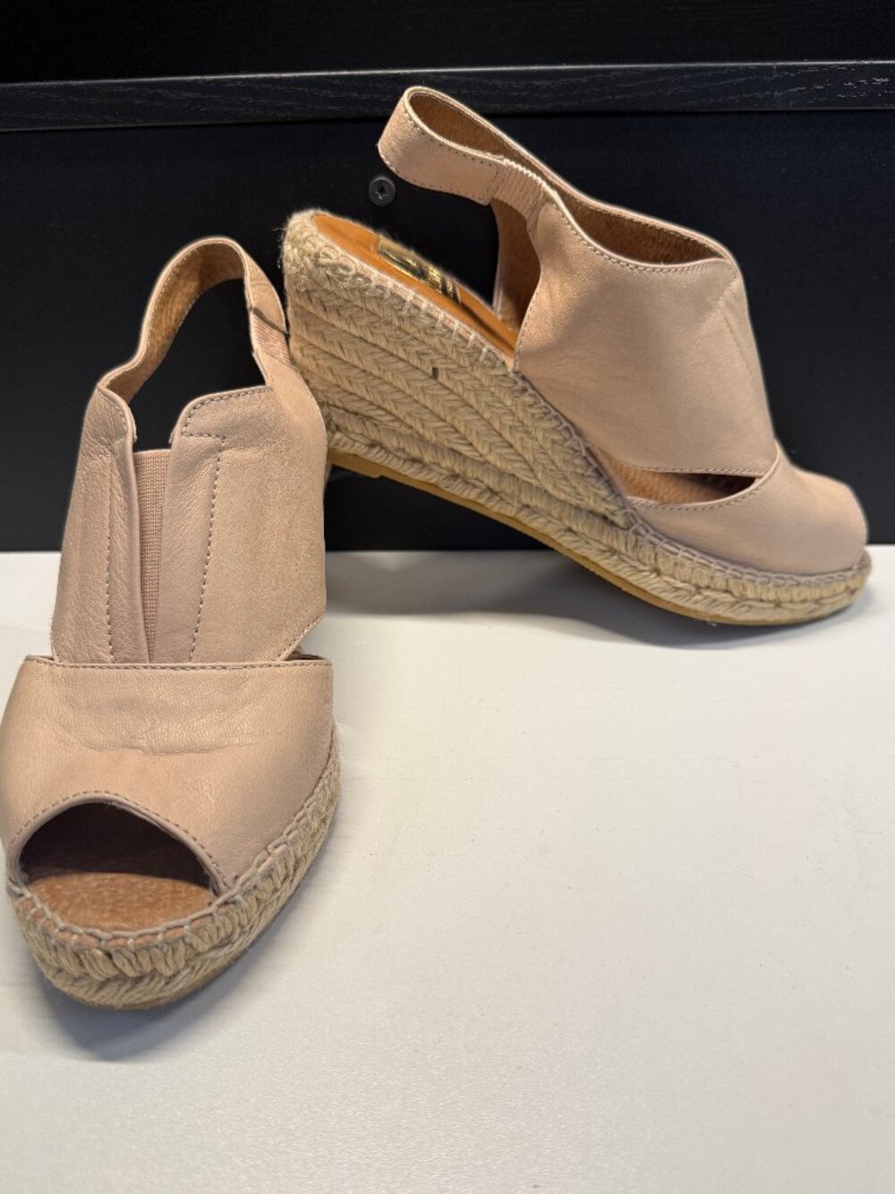 Kane Made in Spain Leather Upper Sandals EU Size 39